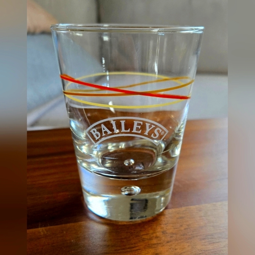 NWOT | Baileys Irish Cream | Vintage Bubble Rocks Glass | Collectible Barware
